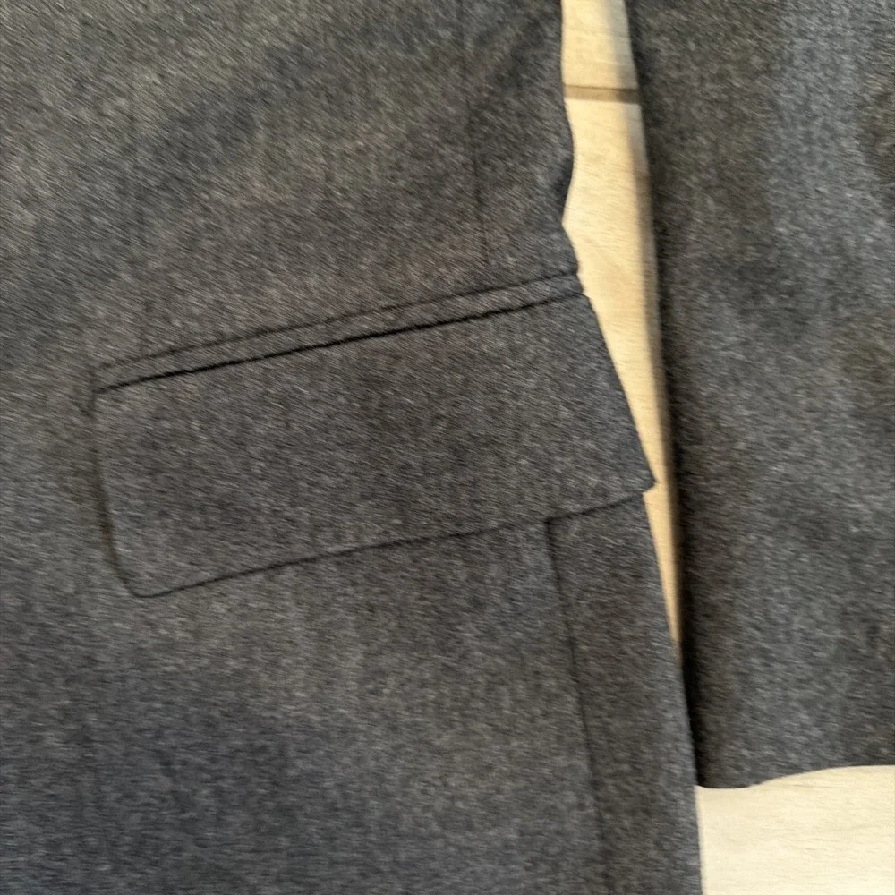 Suit Supply Washington Slim Fit  Jacket Charcoal Grey 100% Wool Super 120 34R